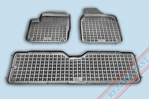 Covorase tip tavita bordura 3 cm - Covorase cauciuc tip tavita SEAT Alhambra I 1996-2010 (5 locuri) (200103A) - REZAW PLAST 100514