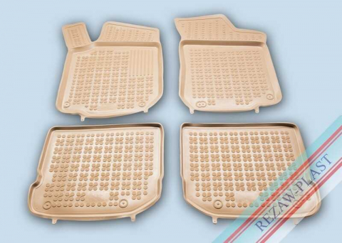 Covorase Auto - Covorase cauciuc tip tavita SEAT Toledo II (1M) 1998-2004 (200201/B) - REZAW PLAST 100514