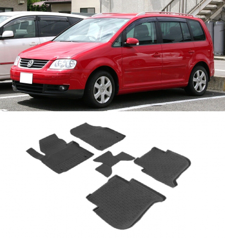 Covorase tip tavita bordura 3 cm - VW Touran I 2003-2015
