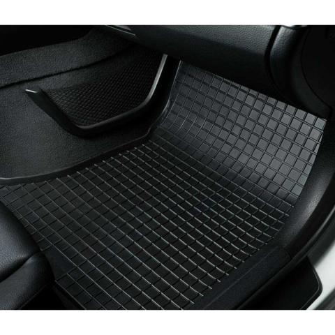 Covorase MERCEDES Clasa C W204 2008-2015 (5 bucati) - tip tavita - GRID SEINTEX - 100% cauciuc [2]