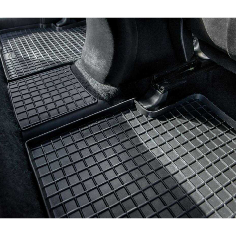 Covorase MERCEDES Clasa C W204 2008-2015 (5 bucati) - tip tavita - GRID SEINTEX - 100% cauciuc [3]