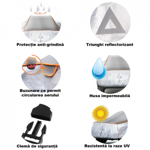 Prelata auto antigrindina SAAB 9-5 II (YS3G) 2010-2012 Sedan - Grupa AG13 - KVO 101343 [4]