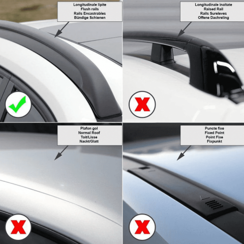 Set bare portbagaj cu cheie FORD Kuga III 2019-prezent - ALUMINIU - K30 - KVO 100099 [3]