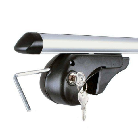 Set bare portbagaj cu cheie NISSAN Qashqai I (J10) 2006-2013 - ALUMINIU - K100 - KVO 101437 [2]
