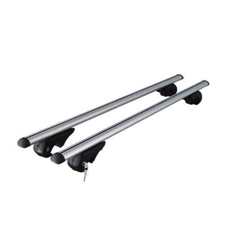 Set bare portbagaj cu cheie NISSAN Qashqai +2 (NJ10) 2008-2013 (7 locuri) - ALUMINIU - K100 - KVO 101437