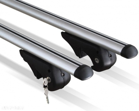 Set bare portbagaj cu cheie NISSAN Qashqai +2 (NJ10) 2008-2013 (7 locuri) - ALUMINIU - K100 - KVO 101437 [3]