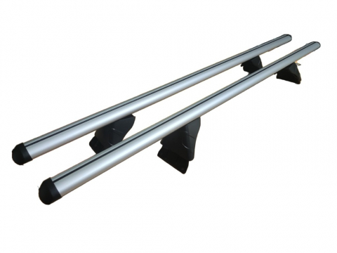 Bare Portbagaj - Set bare portbagaj cu cheie DACIA Logan II 2012-2020 Sedan (puncte fixe) - ALUMINIU - AL960 - KVO 100310