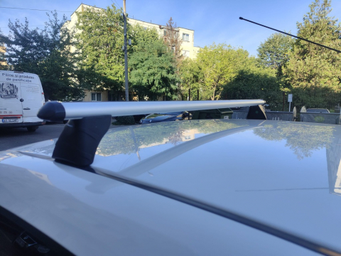 Set bare portbagaj cu cheie DACIA Logan I 2004-2012 Sedan (puncte fixe) - ALUMINIU - AL960 - KVO 100310 [1]
