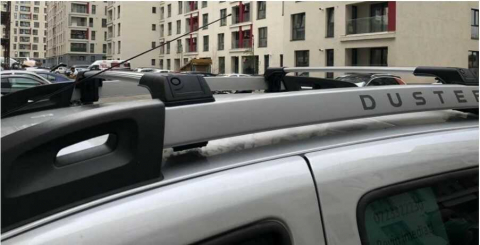 Set bare portbagaj WingBar DACIA Duster I 2010-2017 - ALUMINIU - 14.V1.G - KVO 100995 [3]