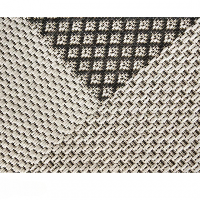 Covor Flex 19645-08 gri aspect sisal antiderapant 75x200cm [2]