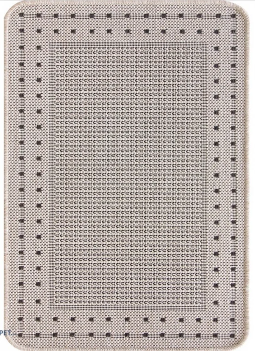 Covor bucatarie Flex 1963-19 crem aspect iuta antiderapant 150x230cm [2]