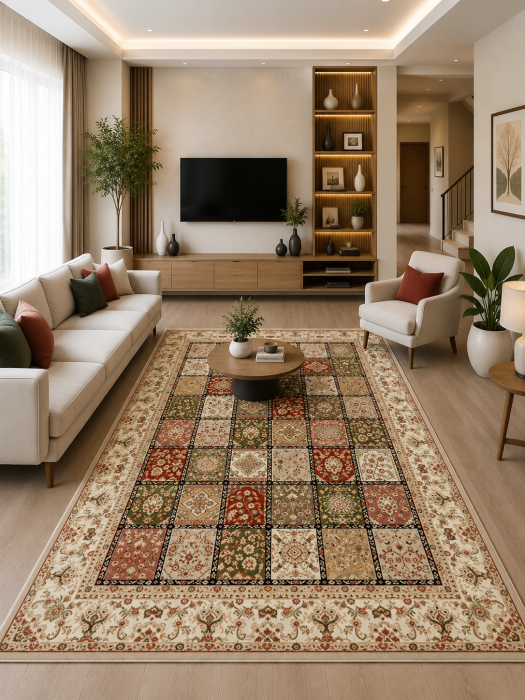 Covor modern Lotos 1518-110 Multicolor design patchwork vibrant [1]