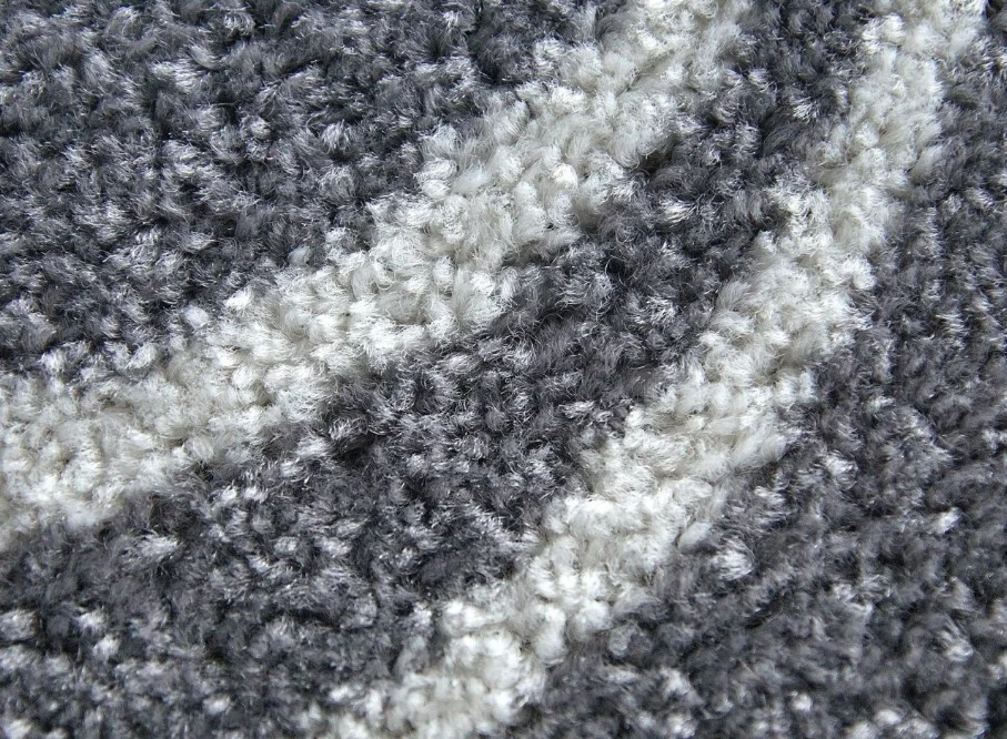 Covor Model Fayno 7102-610,Gri Înălțime Fir 8 mm,Antiderapant, Antialergic, Polipropilenă, Living, Dormitor, Sufragerie, Hol, [3]