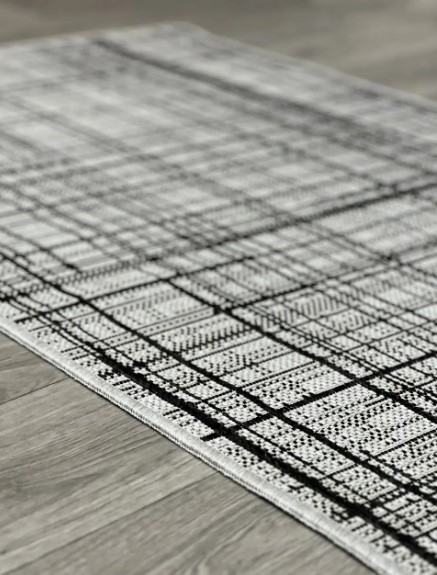 Covor Model Flex 19171‑08, Marime 150 x 230 cm, Gri, Inaltime Fir Tesatură plată, Antialergic, Polipropilena, Bucatarie [5]