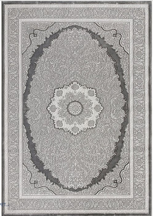 Covor Model Itea 42015‑160, Marime 78 x 150 cm, Gri, Inaltime Fir 10 mm, Antialergic, Polipropilena, Living, Dormitor [1]