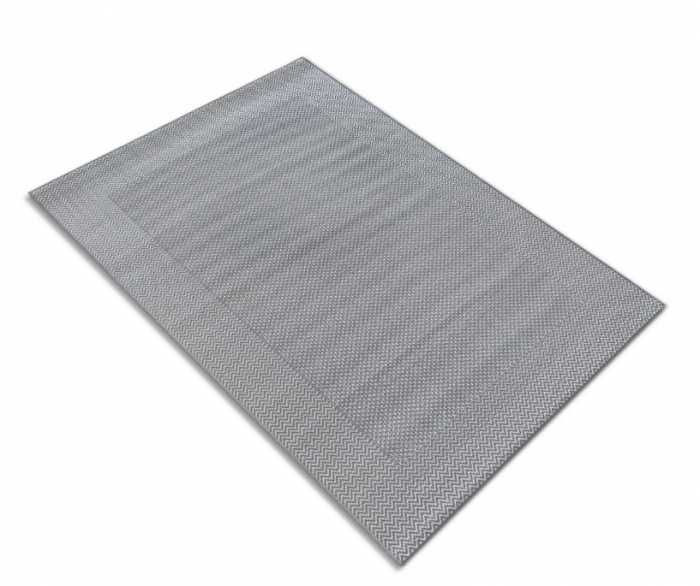 Covor Model Iuta Jeans 19242‑9090, Gri, Inaltime Fir Tesatură plată, Antialergic, Polipropilena, Bucatarie, Hol, Balcon [5]