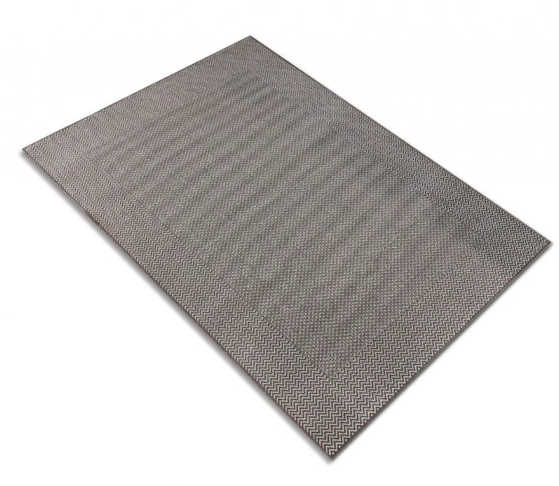 Covor Model Iuta Jeans 19242‑91, Maro, Inaltime Fir Tesatură plată, Antialergic, Polipropilena, Bucatarie, Hol, Balcon [3]