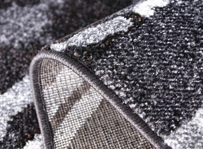 Covor Model Mira 24010-196, Gri, Inaltime Fir 6 mm, Antialergic, Polipropilena, Living, Dormitor, Sufragerie, Birou [3]