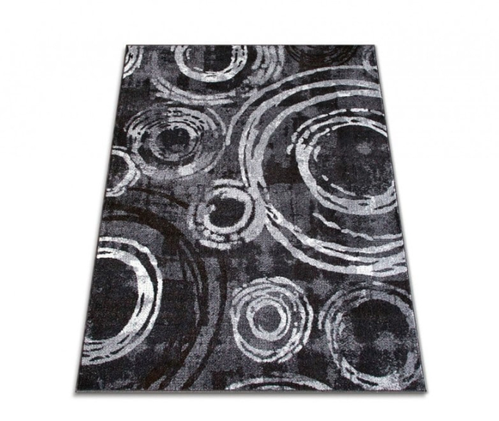 Covor Model Mira 24010-196, Gri, Inaltime Fir 6 mm, Antialergic, Polipropilena, Living, Dormitor, Sufragerie, Birou [6]