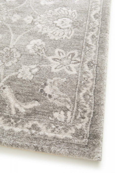Covor Belgian Model Opus 54262-570, Crem, Înălțime Fir 14 mm, Antialergic, Poliester, Living, Dormitor [4]