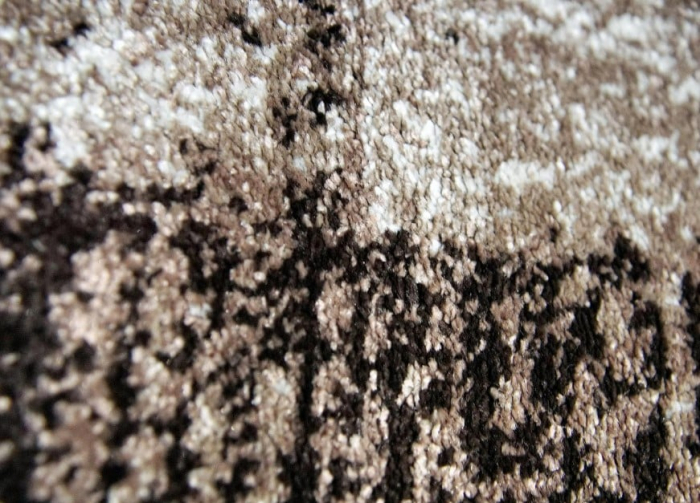 Covor Oval Model Mira 24007‑120, Maro, Inaltime Fir 6,5 mm, Antialergic, Polipropilena, Living, Dormitor, Sufragerie, Birou [3]