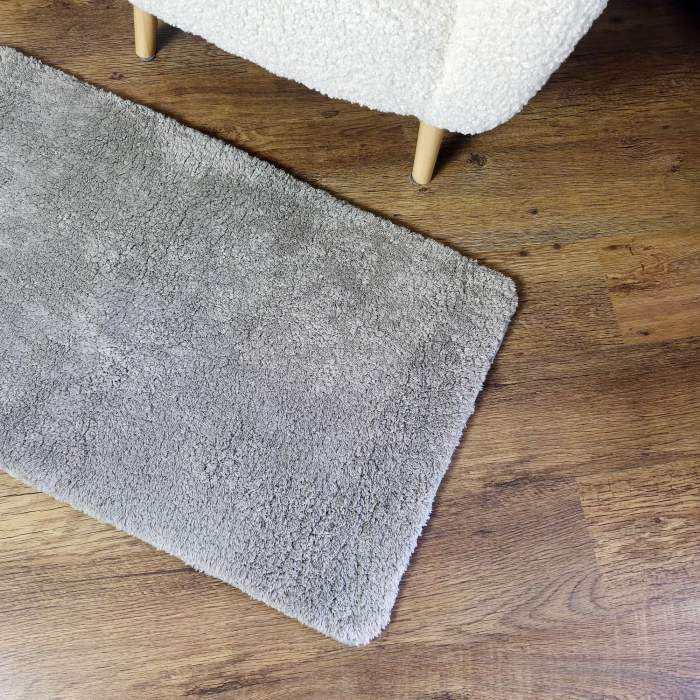 Covoraș Universal Antiderapant Comfort, Gri Deschis, Poliester, Lungime Fir 20 mm, Grosime Totală 22 mm [4]