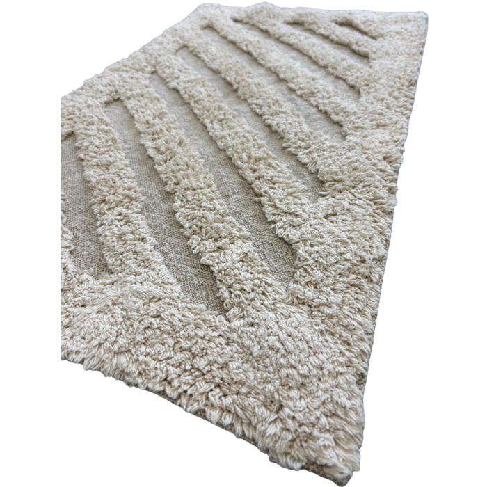 Covoras Baie Softa Stripe, Marime 45 X 75 cm, Ivory, Bumbac [3]