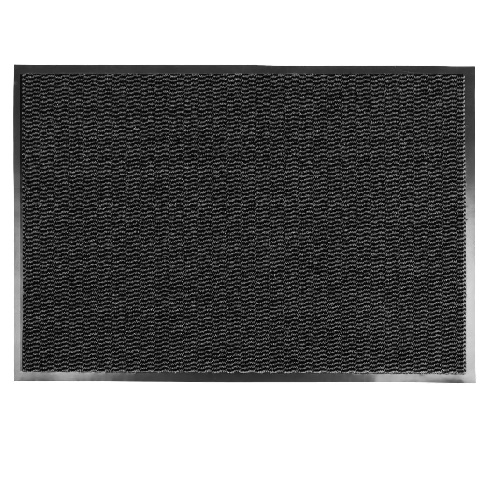 Covoraș de Intrare Antiderapant Maxima, Negru, Mărime 45 × 75 cm, Poliester și Polipropilenă, Bază TPE, Grosime Totală 4 mm [6]