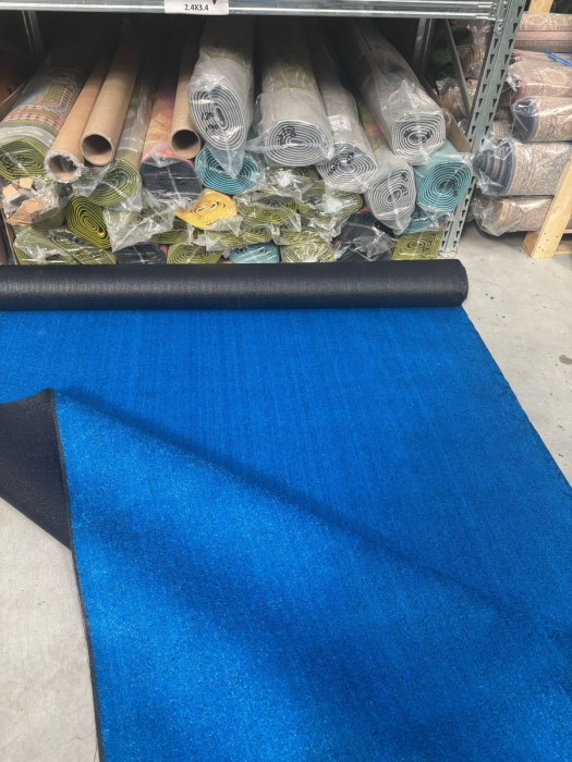 Gazon Artificial Premium Albastru, Inaltime Fir Iarba 7mm, Amenajări Exterioare, Evenimente, Terase, Piscine [5]