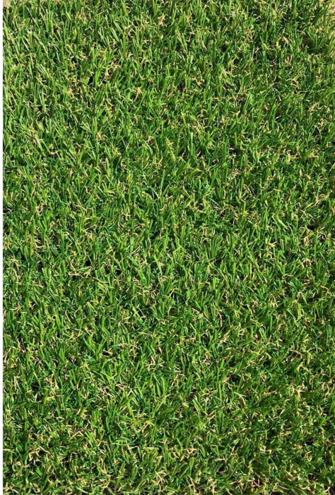 Gazon Artificial Jakarta, Inaltime Fir Iarba 30mm, Verde cu Imitatie Fire Uscate, Rezistenta Sporita la UV si Clor, Aspect Natural, Terasa, Balcon, Curte, Spatiu Joaca, Piscina [1]