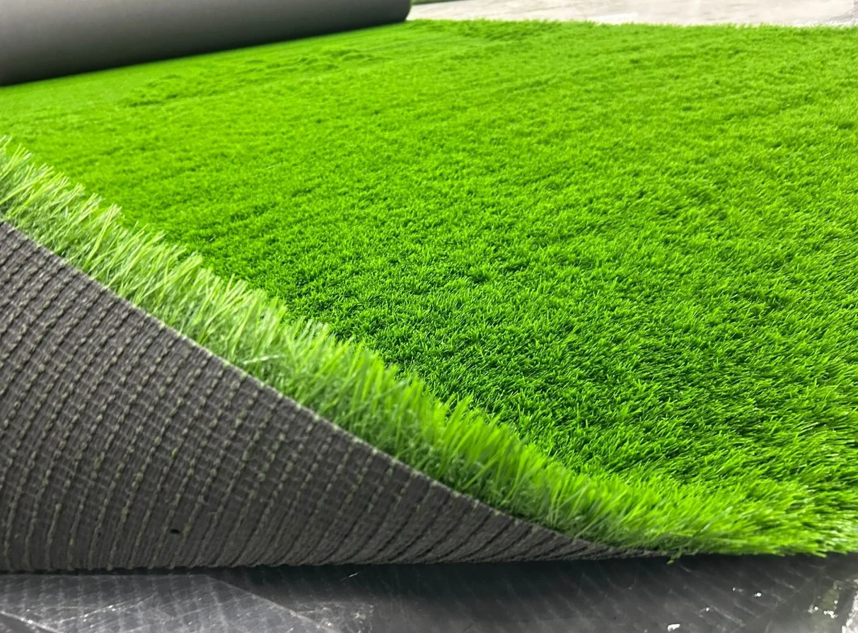 Gazon artificial Harper 4020 40mm fir dublu 3 nuante verde fire carliontate rezistent UV [9]