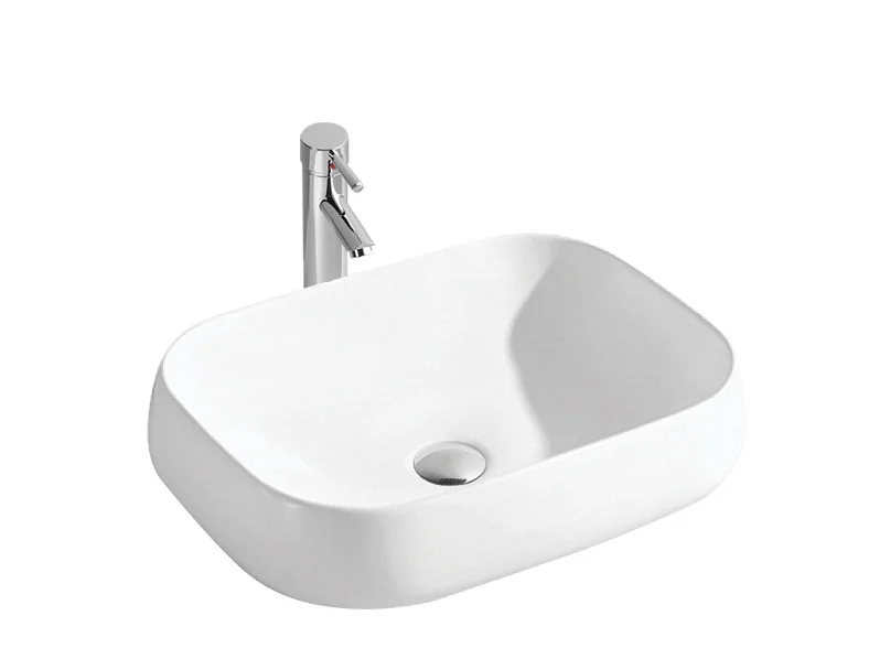 Lavoar pe Blat, Alb, Ceramica, Model LX-5526, Dimensiune 560 x 420 x 140 mm [1]