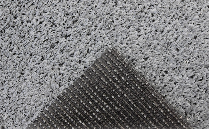 Mocheta tip Gazon Artificial Flat 7, Inaltime Fir 7 mm, Gri, Antialergic, Polipropilena, Curte, Terasa, Balcon, Piscina, Loc de Joaca, Corturi, Evenimente [7]