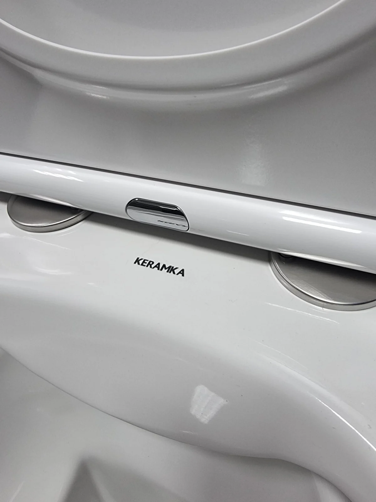 Set Vas WC Suspendat, Model LX-1106, Fara Rama, Rimless, Iesire Orizontala P-Trap, Dimensiuni 490 x 360 x 250 mm, Alb, Ceramica, Capac cu Inchidere Lenta si Suprafata Antibacteriana [3]