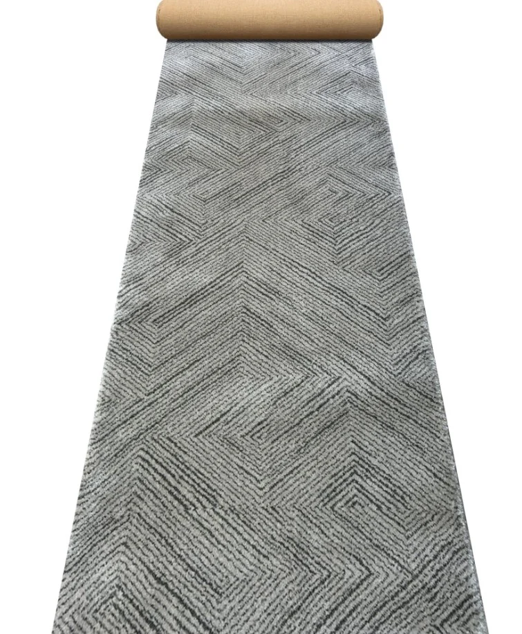 Traversa Festonata / Surfilata, Model Opus, Inaltime Fir 14 mm, Crem, Maro, Antialergic, Polipropilena, Living, Dormitor, Coridor, Hol [2]