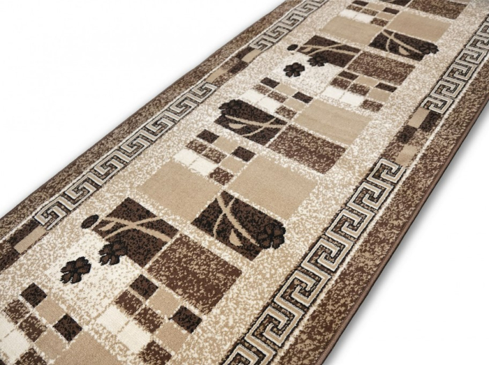 Traversa Model Luna 1815-12, Maro, Inaltime Fir 6 mm, Antialergic, Polipropilena, Living, Dormitor, Sufragerie, Birou [3]