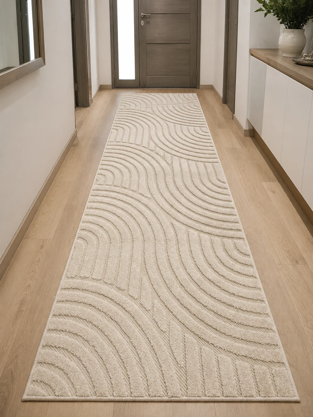 Traversa Model Oksi 38025-202,Bej, Inaltime Fir 6.5 mm, Antialergic, Polipropilena, Living, Dormitor, Sufragerie, Birou [6]