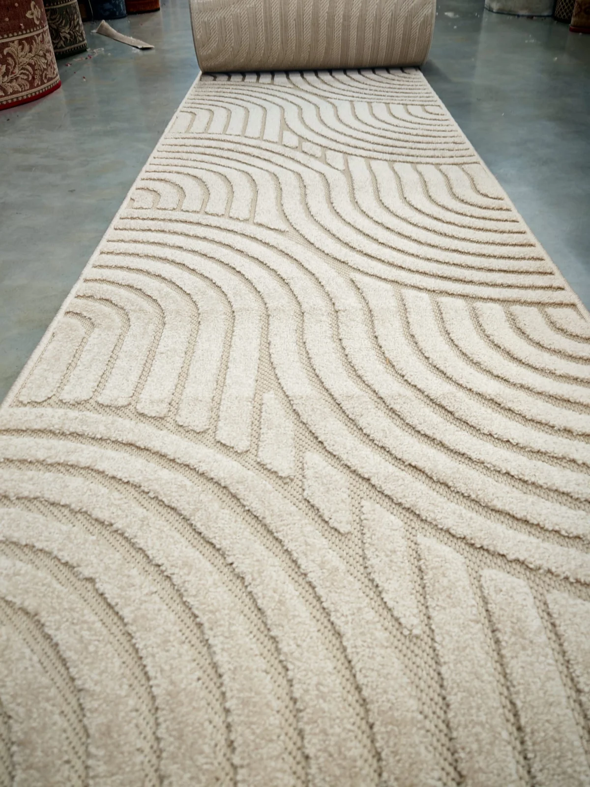 Traversa Model Oksi 38025-202,Bej, Inaltime Fir 6.5 mm, Antialergic, Polipropilena, Living, Dormitor, Sufragerie, Birou [3]