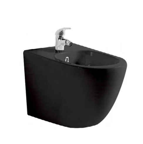 Vas Bideu Suspendat din Ceramica, Negru Satinat, Model LX-1016MB, Dimensiuni 525 x 365 x 320 mm [1]