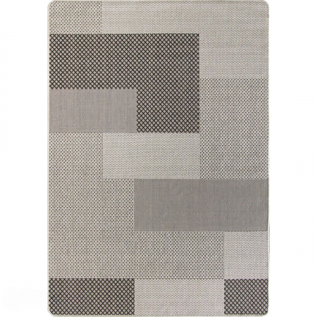 Covor Flex 19645-08 gri aspect sisal antiderapant 75x200cm [0]