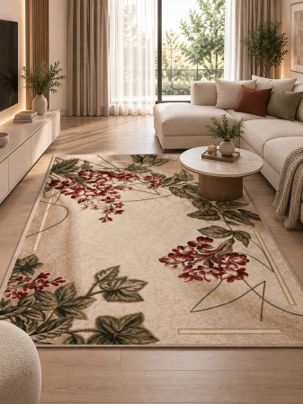 Clasice & Elegante - Covor modern Lotos 1511-110 Crem Maro design patchwork