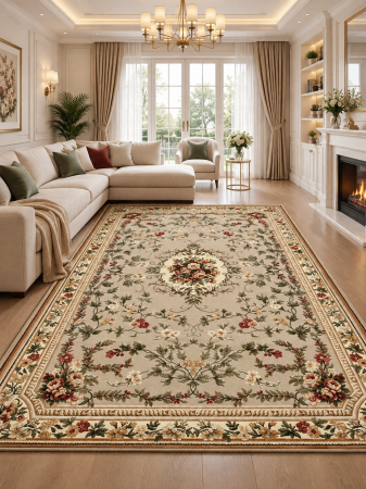Covoare living - Covor Lotos 1525-110 bej crem design clasic elegant