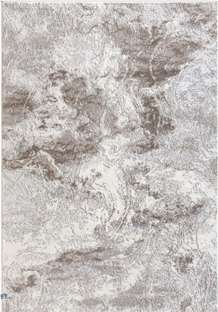 Cameră / Utilizare - Covor Model Itea 42016‑102, Marime 78 x 150 cm, Crem, Bej, Inaltime Fir 10 mm, Antialergic, Polipropilena, Living, Dormitor