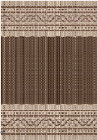 Covoare bucatarie - Covor Model Iuta Natura 971‑91, Marime 50 x 80 cm, Maro, Inaltime Fir Tesatură plată, Antialergic, Polipropilena, Bucatarie, Hol, Balcon
