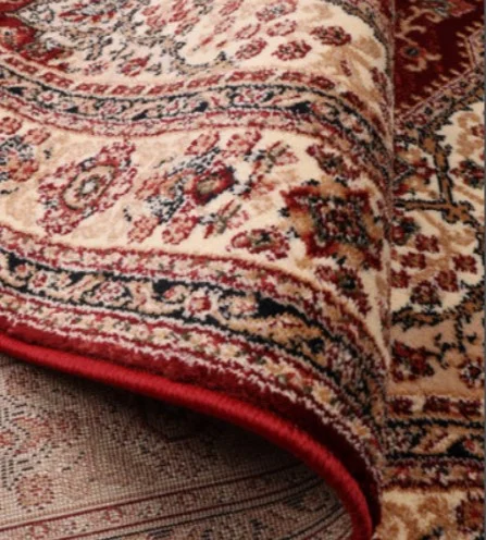 Covor Lotos 15082-210 Crem-Grena Design Clasic Oriental Medalion Polipropilena Friese [2]