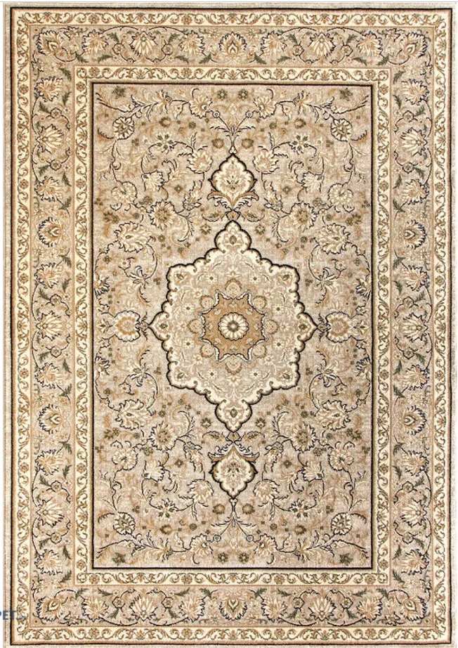 Covor Lotos 15090-110 Crem-Bej Design Clasic Oriental Medalion Polipropilena Friese [1]