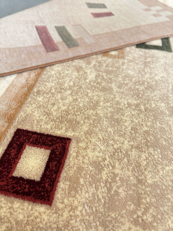 Covor Model Lotos 579-110, Bej, Crem, Inaltime Fir 8 mm, Antialergic, Polipropilena, Living, Dormitor, Sufragerie, Birou [4]