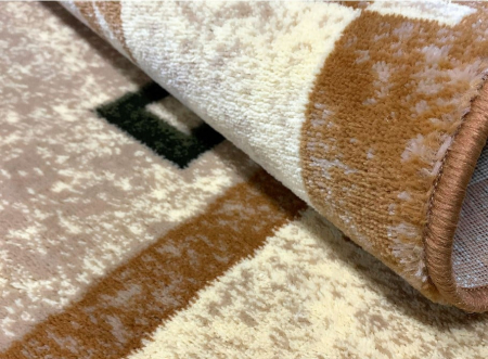 Covor Model Lotos 579-110, Bej, Crem, Inaltime Fir 8 mm, Antialergic, Polipropilena, Living, Dormitor, Sufragerie, Birou [6]