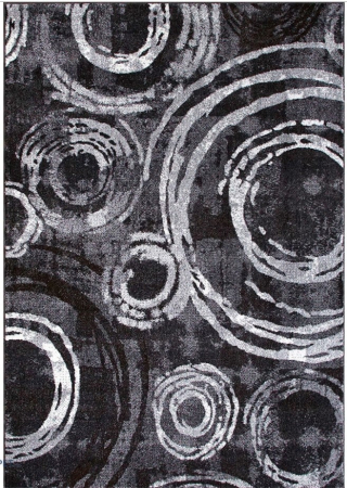 Covoare living - Covor Model Mira 24010-196, Gri, Inaltime Fir 6 mm, Antialergic, Polipropilena, Living, Dormitor, Sufragerie, Birou