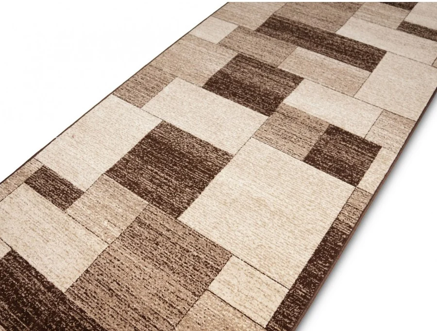 Covor Model Mira 24143-140  Gri, Maro Inaltime Fir 6 mm, Antialergic, Polipropilena, Living, Dormitor, Sufragerie, Birou [2]